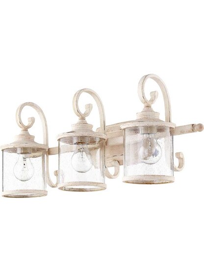 San Miguel 3-Light Vanity in Persian White.